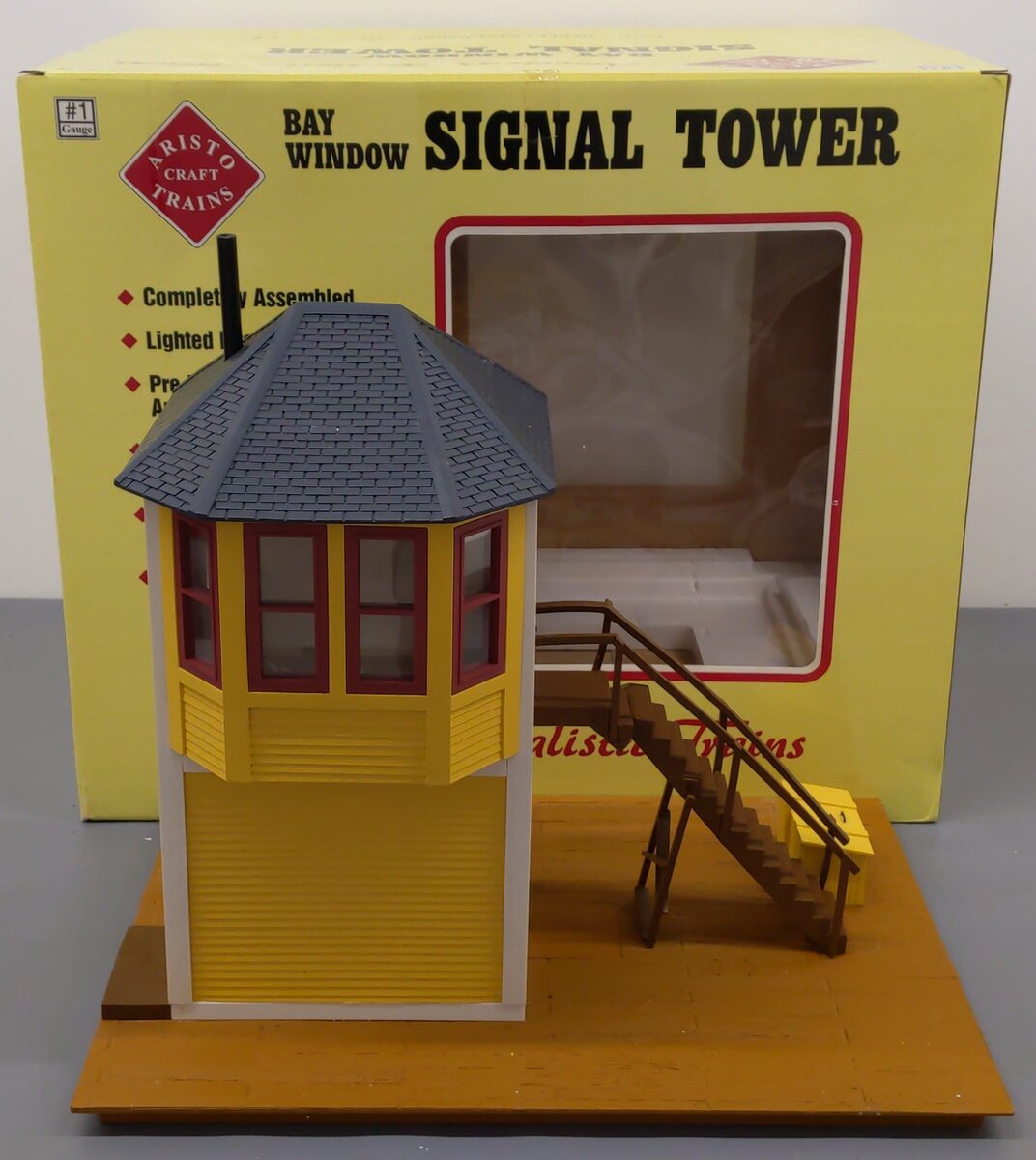 Aristo-Craft 7204 G Scale Bay Window Signal Tower VG/Box