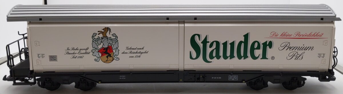 LGB 40573 G Scale Stauder Boxcar with Sliding Doors EX/Box