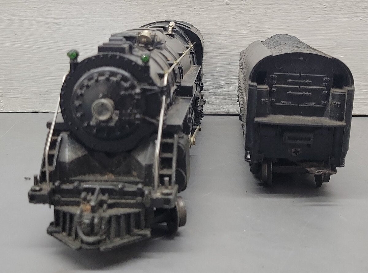 Lionel 736 Vintage O 2-8-4 Lionel Lines Diecast Steam Locomotive w/ 2046W Tender VG/Box