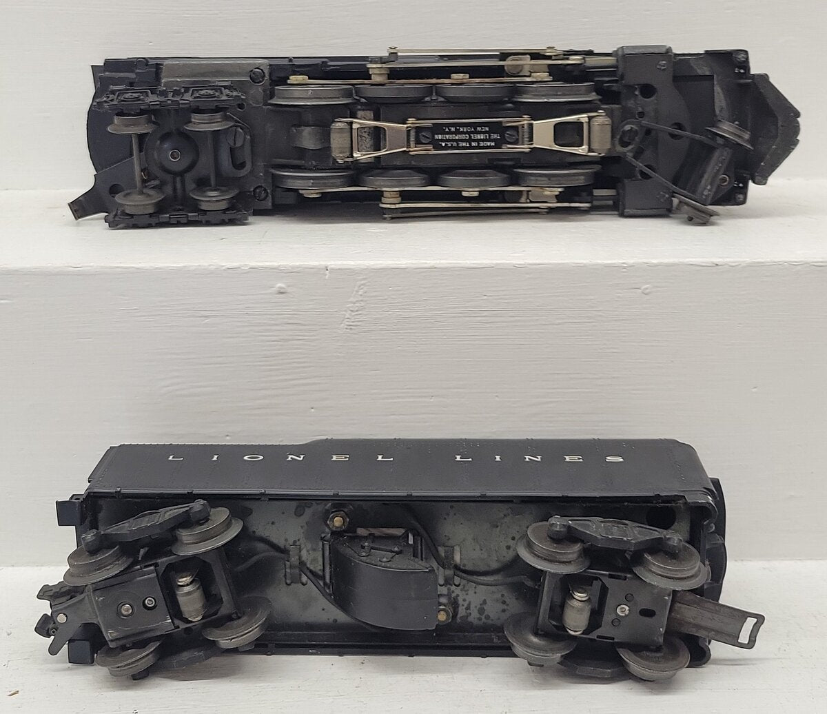 Lionel 736 Vintage O 2-8-4 Lionel Lines Diecast Steam Locomotive w/ 2046W Tender VG/Box