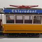 LGB 2035 G Scale Unlettered Yellow Motorized Trolley EX