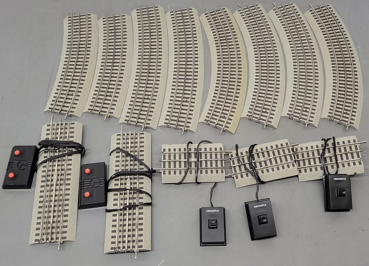 Lionel O Gauge Assorted FasTrack Sections [13] VG