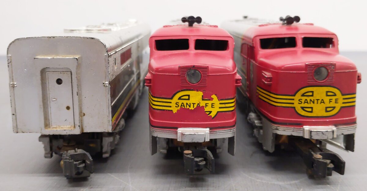 American Flyer S Gauge Vintage ATSF ABA Diesel Locomotives: 470, 471, 473 [3]