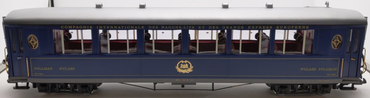 LGB 31655 G Scale Orient Express 1st Class Salon Car - Metal Wheels EX/Box