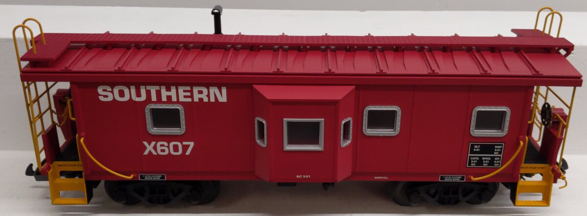 USA Trains 12062 G Southern Baywindow Caboose - Metal Wheels EX/Box