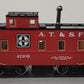 REA 42106 G Scale ATSF Red "The Caboose" #42106 EX/Box