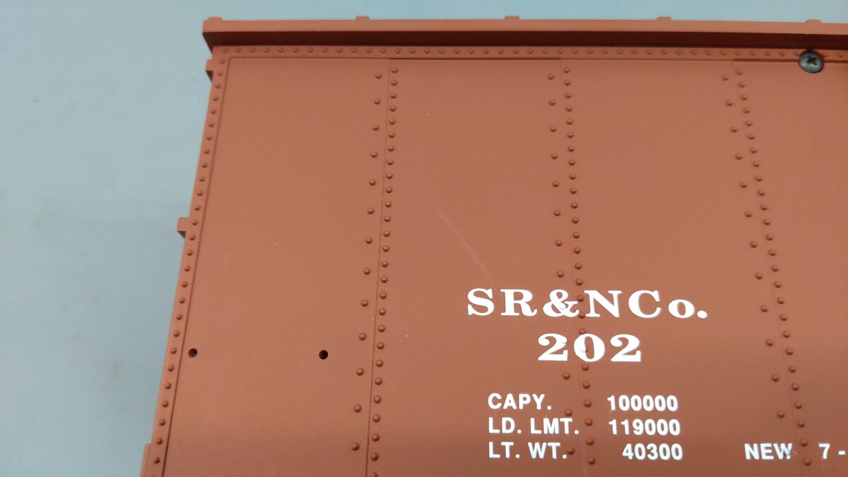USA Trains 202 G Sunset Railway Steel Side Single Door Boxcar EX/Box