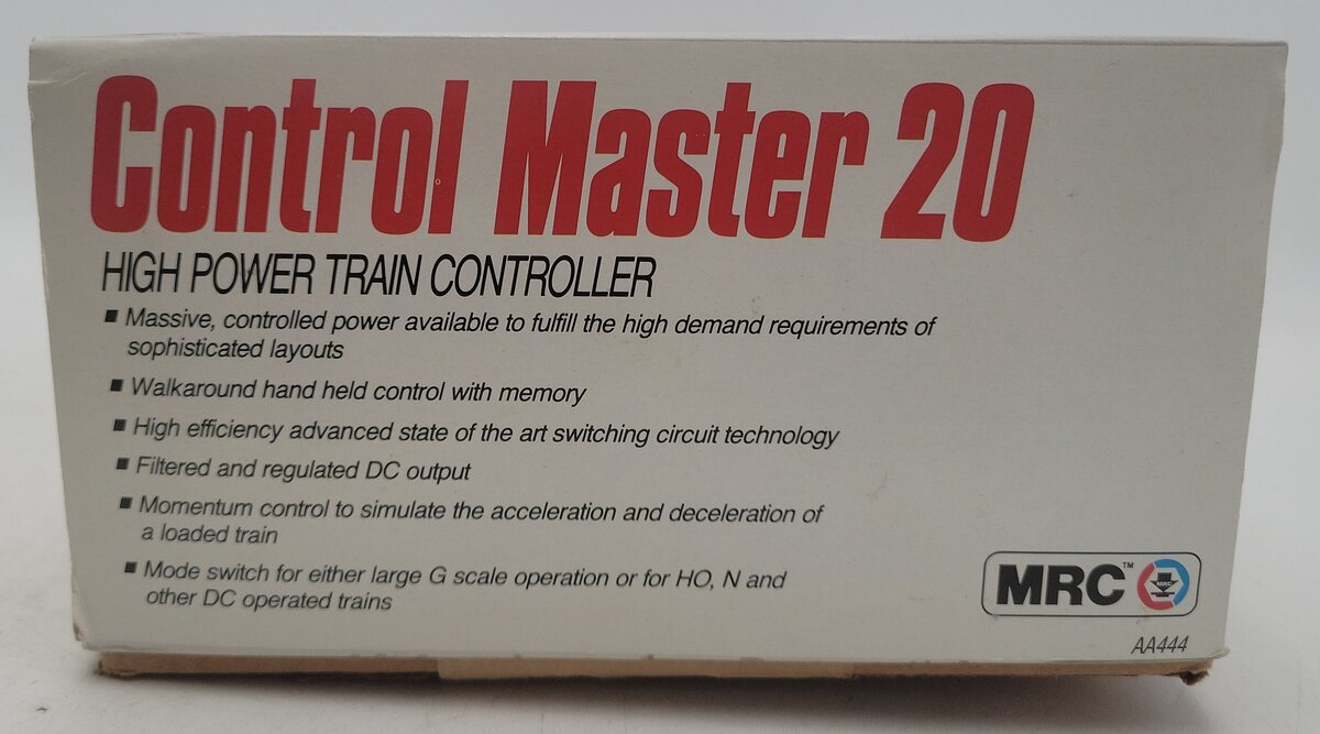 MRC 20 N & HO Trains Control Master 20 Power Center VG/Box