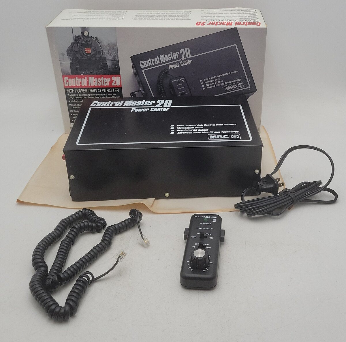 MRC 20 N & HO Trains Control Master 20 Power Center VG/Box