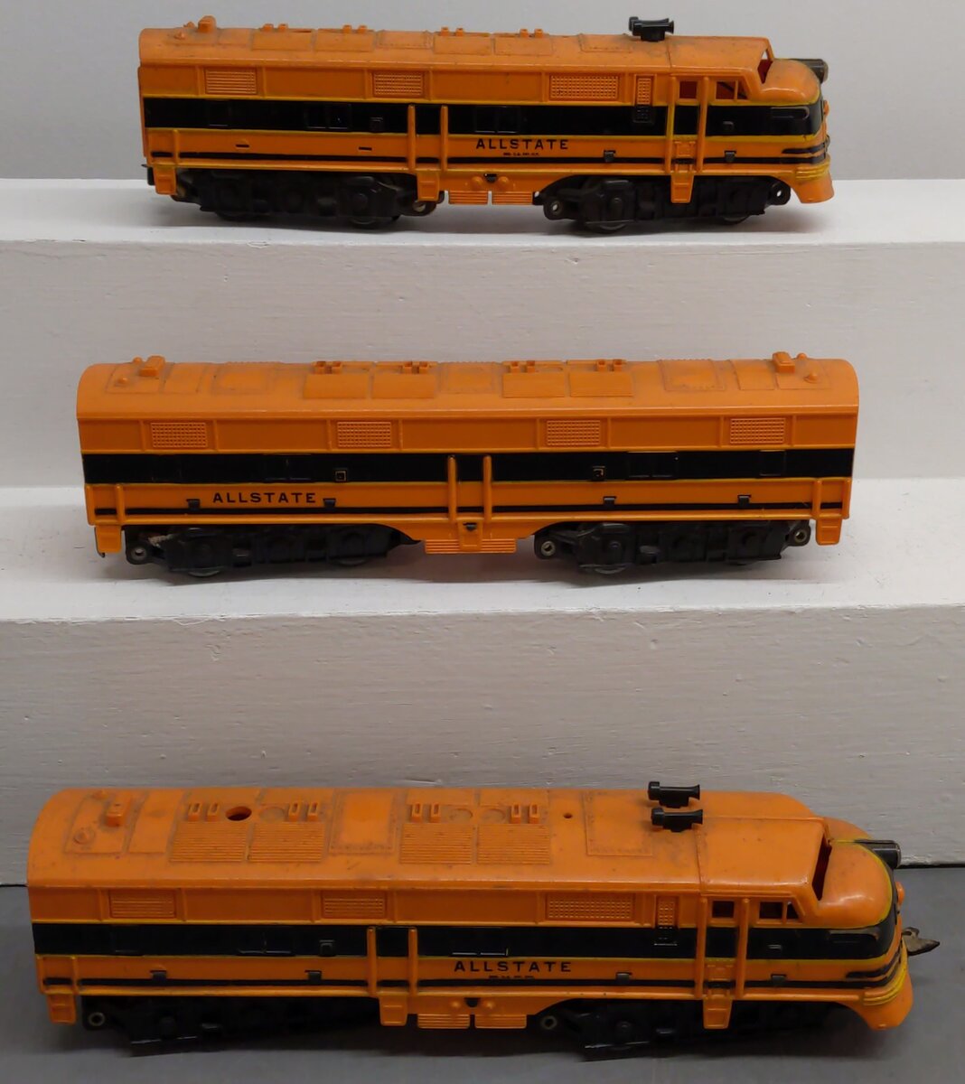 Marx 51 Vintage O Allstate ABA Diesel Locomotive Set VG