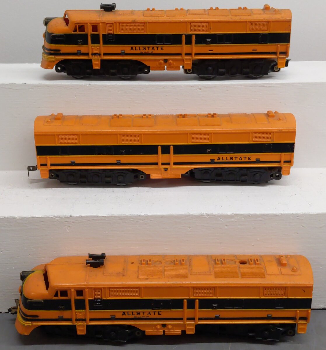 Marx 51 Vintage O Allstate ABA Diesel Locomotive Set VG