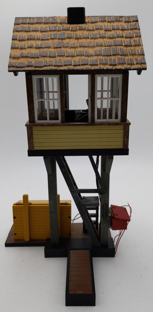 Aristo-Craft ART-7109 G Scale Watch Tower w/ Lights & Smoke EX/Box