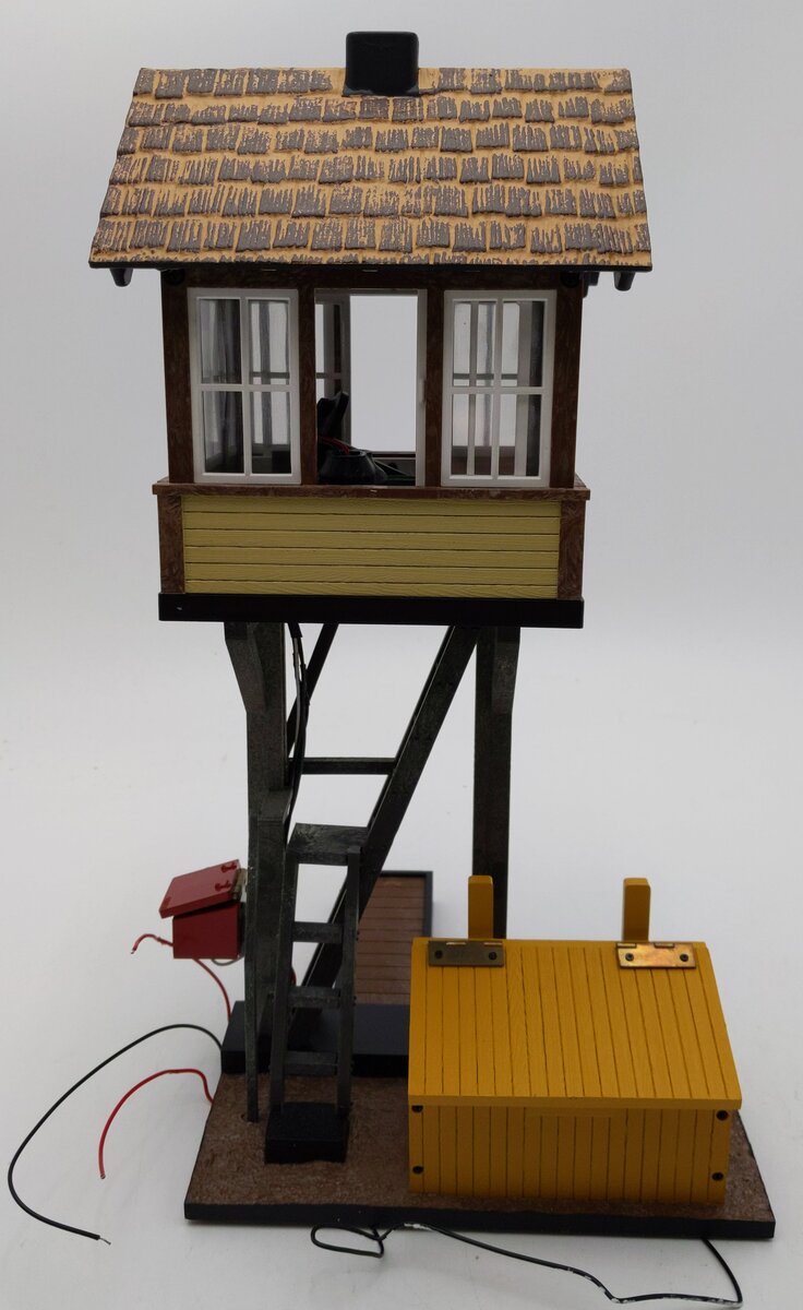 Aristo-Craft ART-7109 G Scale Watch Tower w/ Lights & Smoke EX/Box