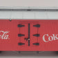 LGB 4072 G Scale Coca-Cola "Coke is It!" Reefer Car - Plastic Wheels EX/Box