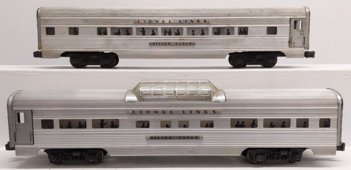 Lionel O Gauge Vintage Aluminum Passenger Cars: 2533 & 2532 [2] VG