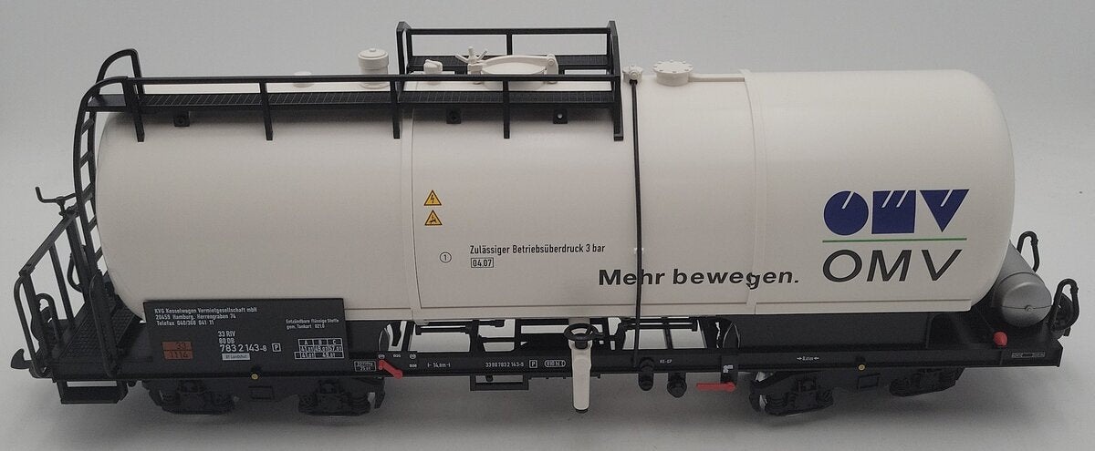 LGB 46830 OMV Kesselwagen 4 Axle Tank Car EX/Box