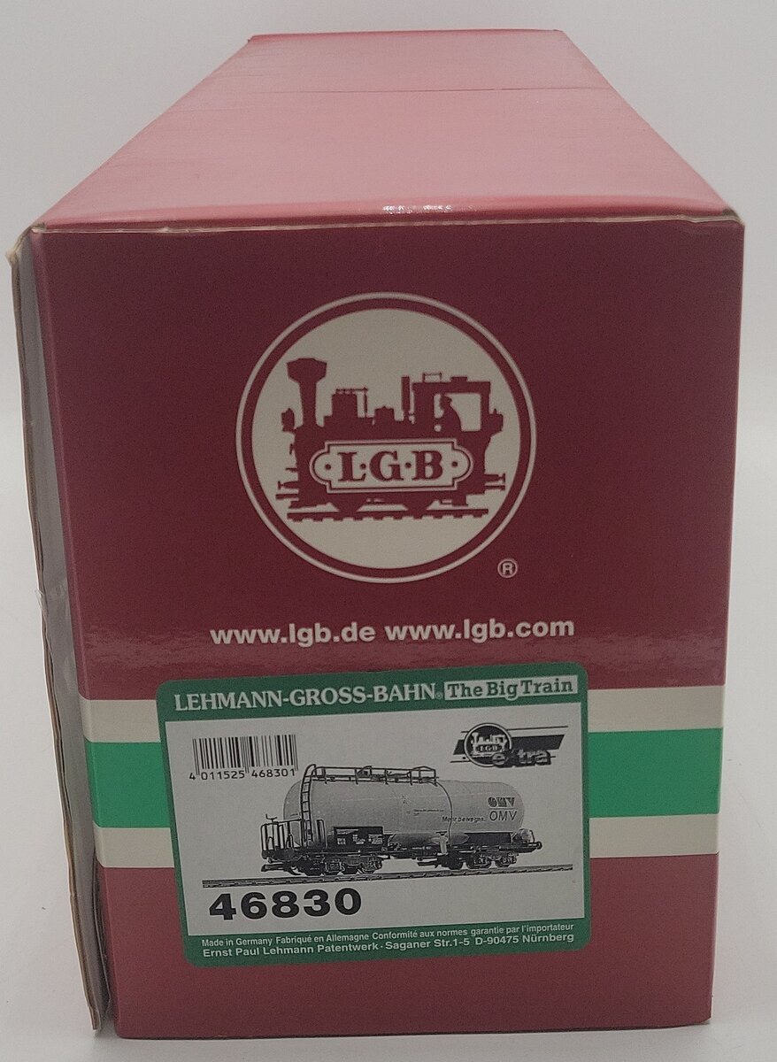 LGB 46830 OMV Kesselwagen 4 Axle Tank Car EX/Box