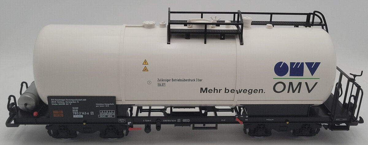 LGB 46830 OMV Kesselwagen 4 Axle Tank Car EX/Box