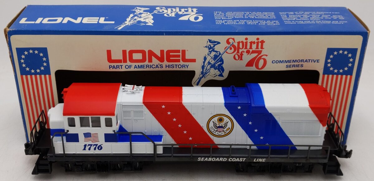 Lionel 6-1776 O Gauge Spirit of 76 U36B Powered Diesel Locomotive VG/Box