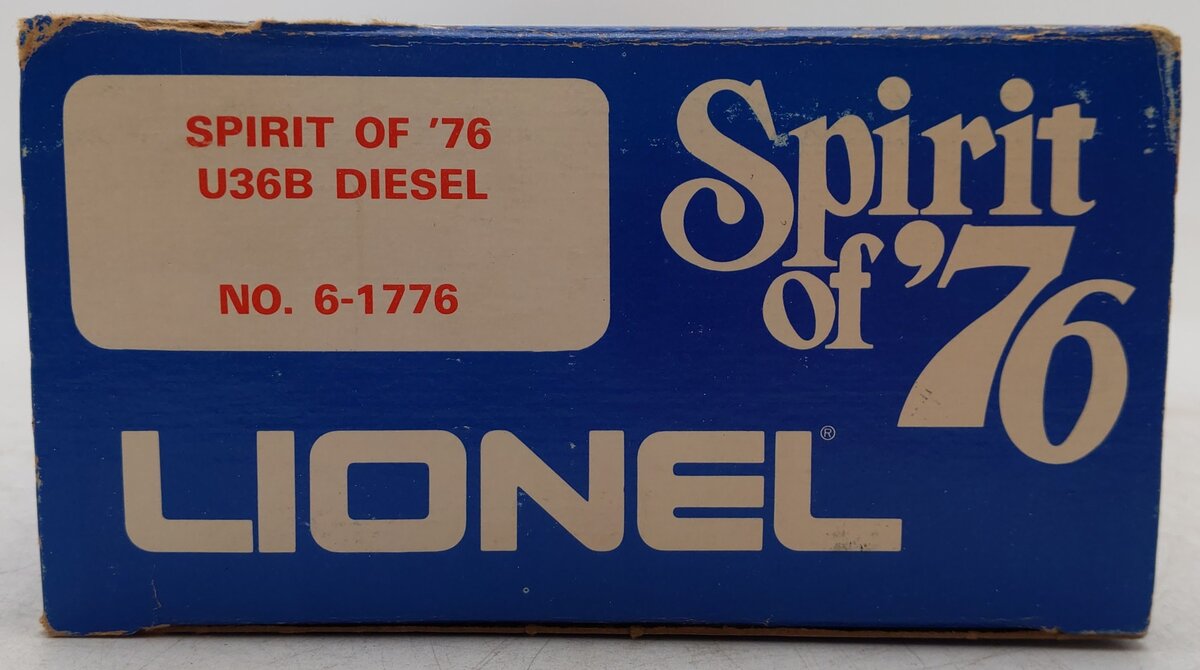 Lionel 6-1776 O Gauge Spirit of 76 U36B Powered Diesel Locomotive VG/Box
