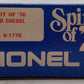 Lionel 6-1776 O Gauge Spirit of 76 U36B Powered Diesel Locomotive VG/Box