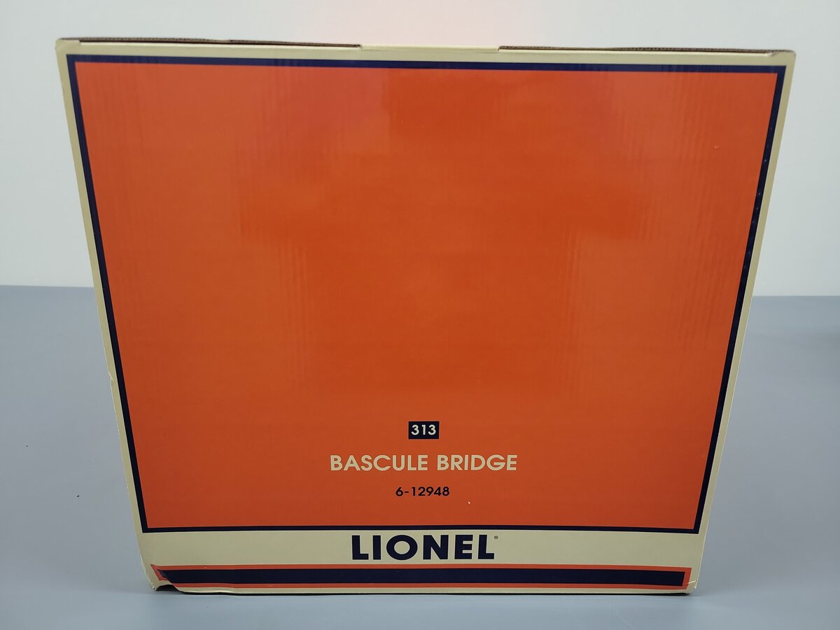 Lionel 6-12948 O Gauge 313 Bascule Bridge EX/Box
