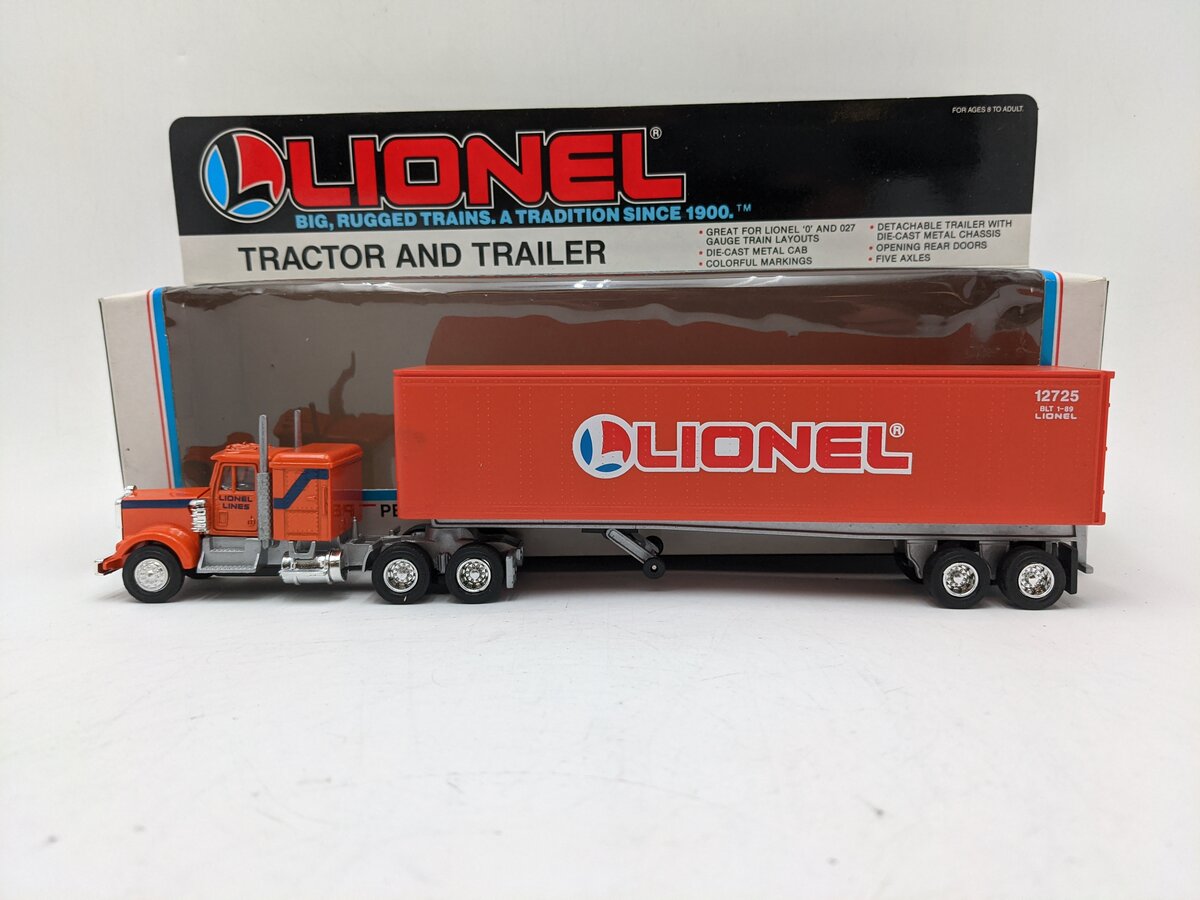 Lionel 6-12725 O Lionel Tractor and Trailer EX/Box