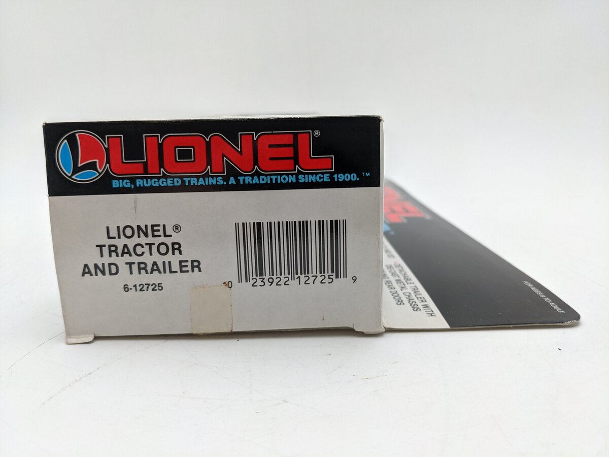 Lionel 6-12725 O Lionel Tractor and Trailer EX/Box