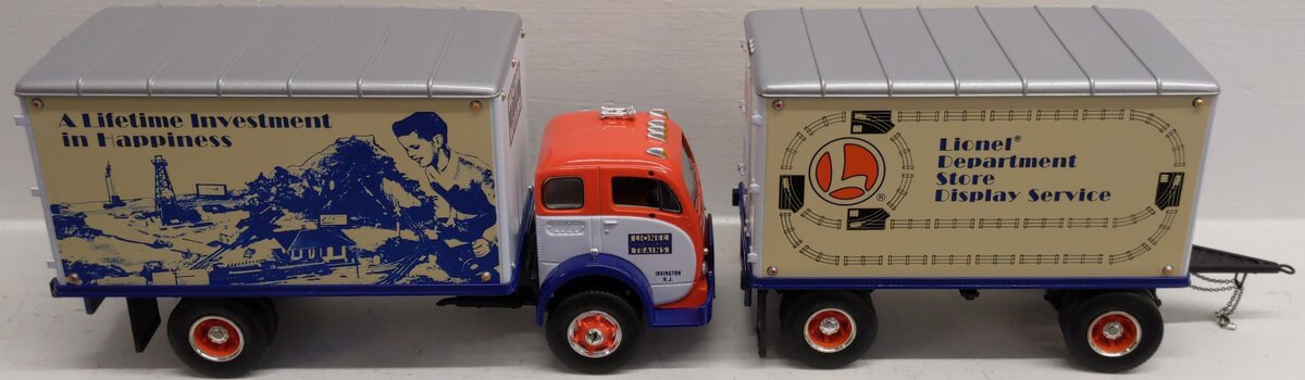 Eastwood Automobilia 410500 1:34 DieCast 1953 White 3000 Freight Truck & Trailer LN/Box