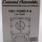 Eastwood 19-0104 1:34 Scale Diecast Lionel Electric Trains 1951 Ford F-6 Truck NIB