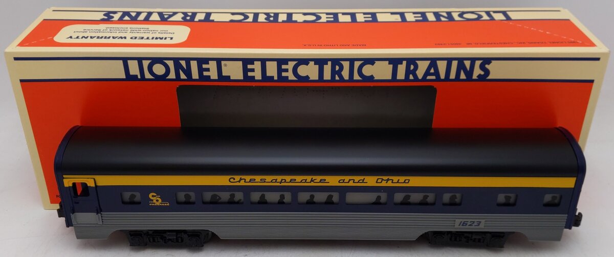 Lionel 6-19146 O Gauge Chesapeake & Ohio Aluminum Passenger Car #1623 EX/Box