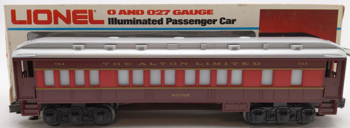 Lionel 6-9556 O Gauge Chicago & Alton "Wilson" Passenger Car EX/Box