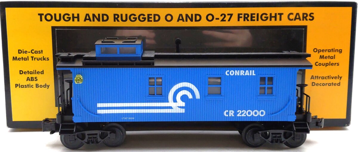 MTH 30-7708 O Conrail Semi-Scale Illuminated Caboose #22000 LN/Box