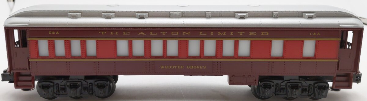 Lionel 6-9557 O Gauge Chicago & Alton "Webster Groves" Passenger Car EX/Box