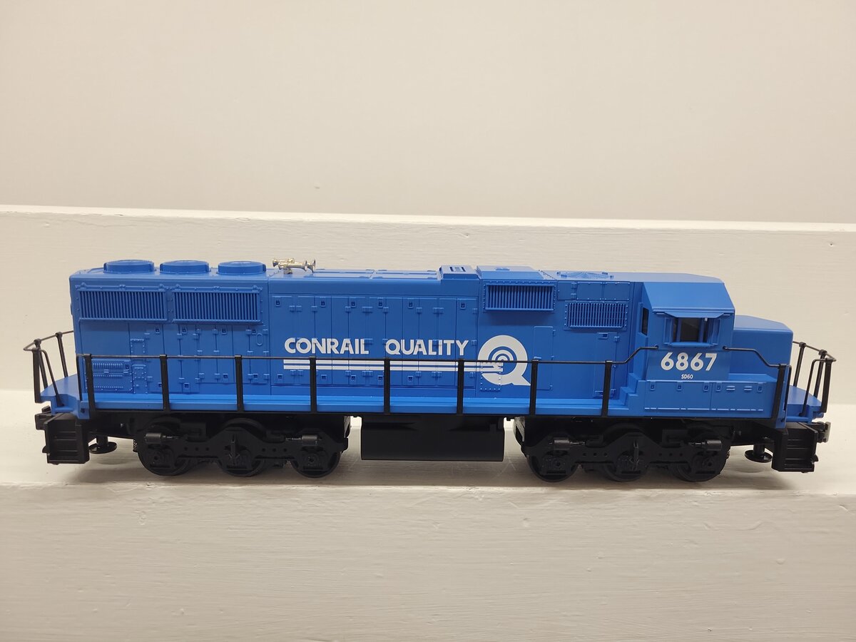 MTH 30-2005-1 Conrail SD60 Diesel Engine w/PS1 #6867 - 3-Rail EX/Box