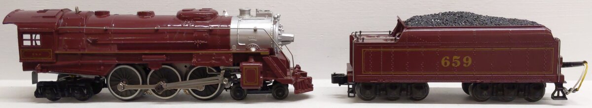 Lionel 6-8101 O Gauge Chicago & Alton 4-6-4 Diecast Steam Loco & Tender #659 EX/Box