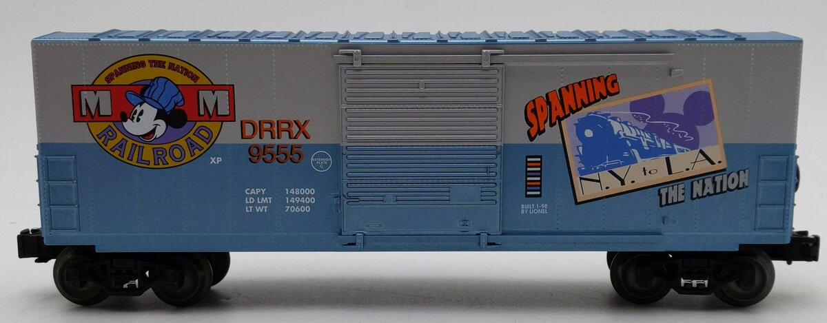 Lionel 6-29205 Mickey Mouse Railroad Hi-Cube Boxcar LN/Box