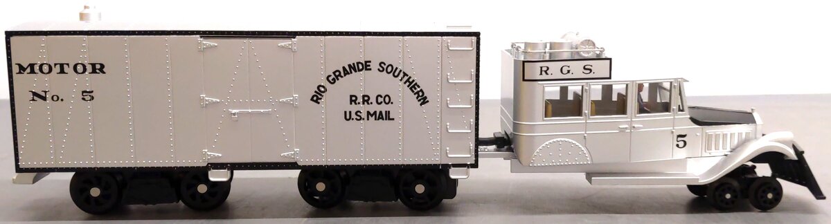 MTH 30-2154-0 O Gauge RGS Galloping Goose Electric Locomotive #5 w/Horn Cab EX/Box