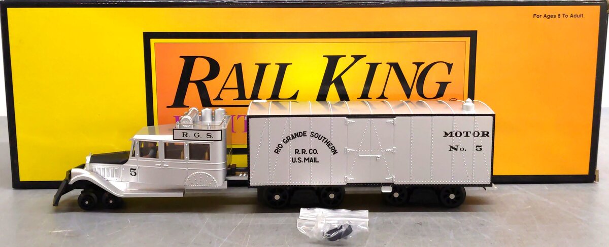 MTH 30-2154-0 O Gauge RGS Galloping Goose Electric Locomotive #5 w/Horn Cab EX/Box