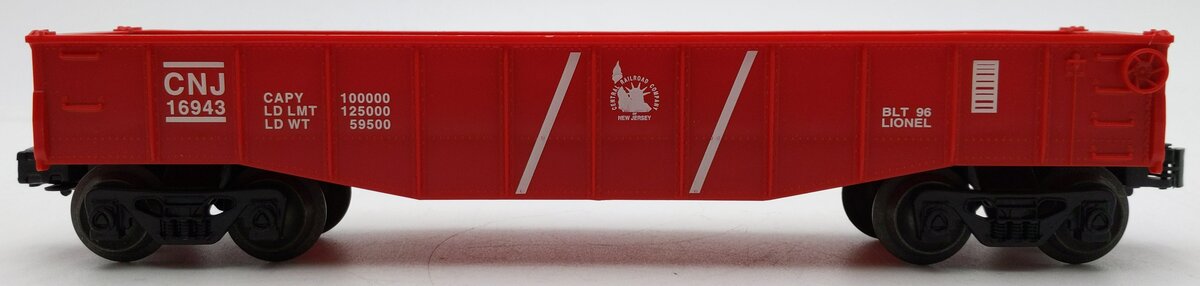 Lionel 6-16943 O Gauge Central New Jersey Railroad Gondola #16943 LN/Box