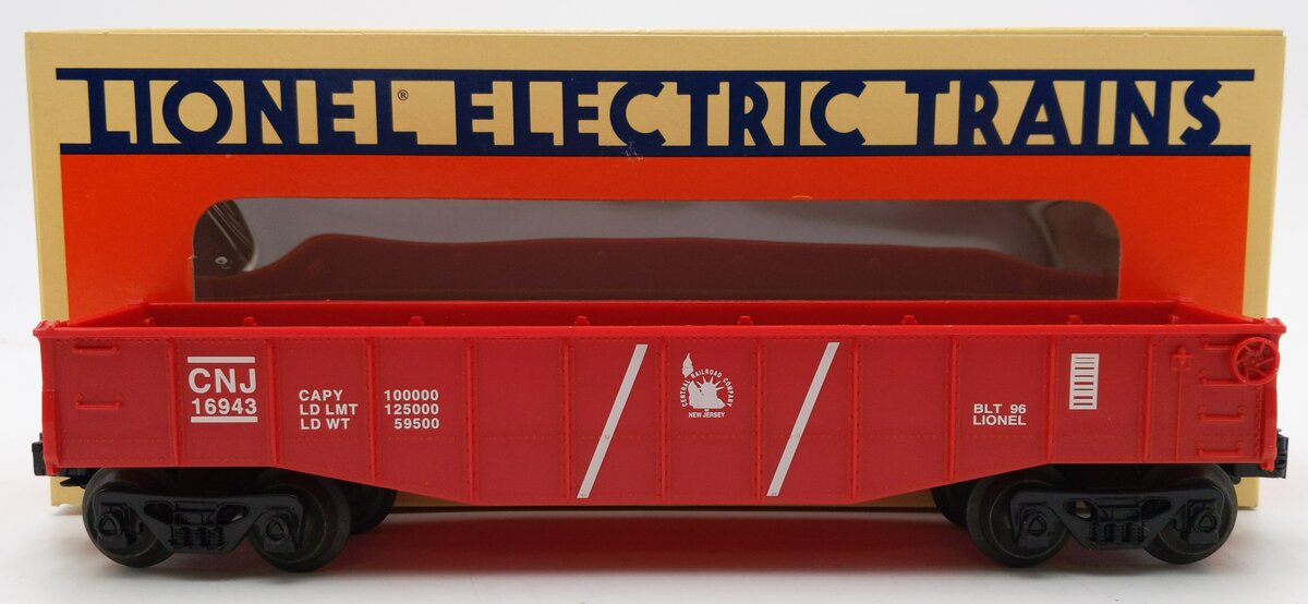 Lionel 6-16943 O Gauge Central New Jersey Railroad Gondola #16943 LN/Box