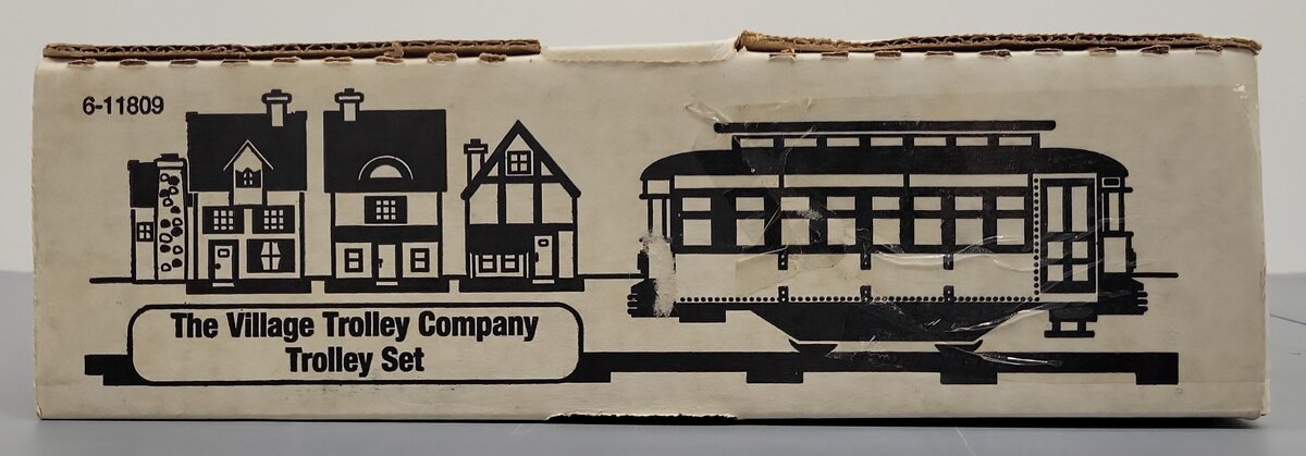Lionel 6-11809 O Gauge The Village Trolley Christmas Train Set EX/Box