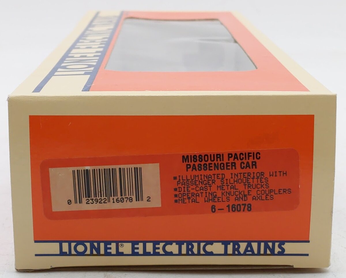 Lionel 6-16078 O Gauge Missouri Pacific Passenger Car #7805 EX/Box