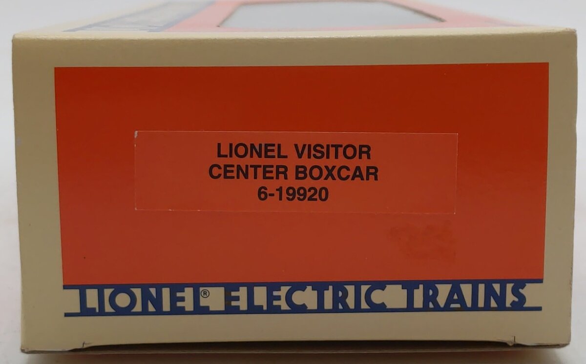 Lionel 6-19920 O Gauge Lionel Visitors Center Boxcar LN/Box