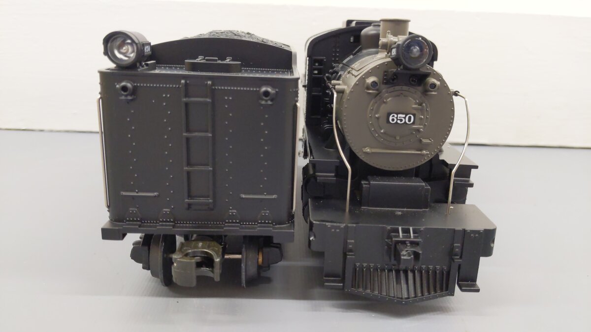 MTH 30-1142-1 Reading 4-6-0 Camelback Steam Locomotive & Tender w/PS1 #650 EX/Box