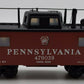 Lionel 6-51702 O Gauge BRASS Pennsylvania N-8 Smoking Caboose #478039 EX/Box