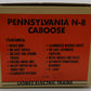 Lionel 6-51702 O Gauge BRASS Pennsylvania N-8 Smoking Caboose #478039 EX/Box