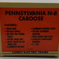 Lionel 6-51702 O Gauge BRASS Pennsylvania N-8 Smoking Caboose #478039 EX/Box