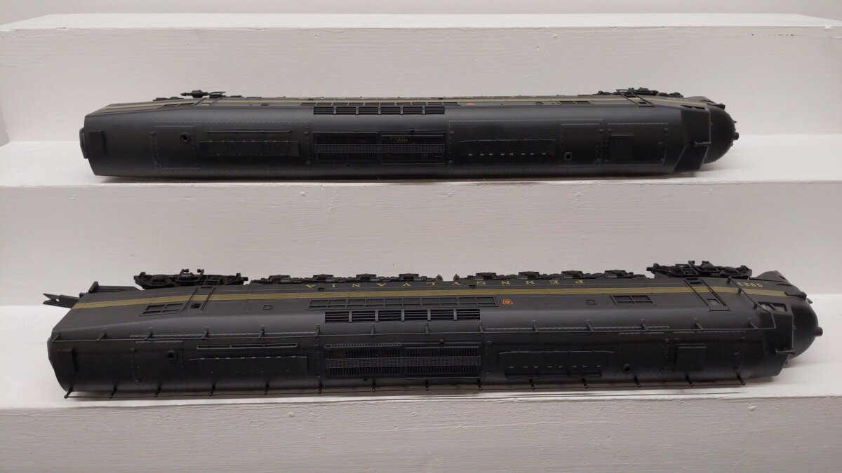 MTH 20-2200-1 O Gauge PRR Centipede AA Diesel Engine Set w/PS1 #5823 EX/Box