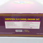 MTH 20-2200-1 O Gauge PRR Centipede AA Diesel Engine Set w/PS1 #5823 EX/Box